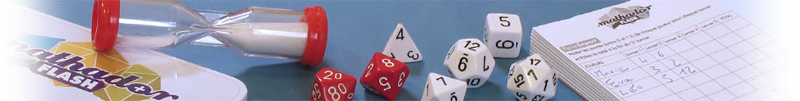 Mathador Flash à partir de 7 ans, 2 à 30 joueurs, 10 minutes